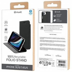 Muvit For Change Folio Stand Recycletek Iphone Se 3/Se/8/7/6S/6