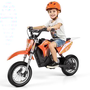 HillMiles MileRocket 1 Moto de cross eléctrica para niños, batería de 36 V y 4 Ah