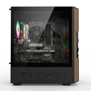 Pack Complet PC Gaming PC Racing Cosmo - AMD Ryzen 5 5500 | RTX 3050 6GB | 16 Go RAM | 1 To SSD | Écran 24'' | Windows 11 Pro