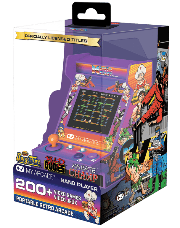 Console rétrogaming Just For Games Nano Player Portable Retro Arcade Data East - vue 2