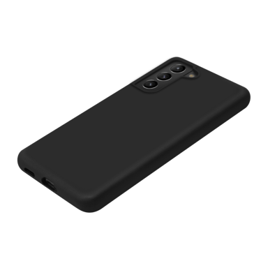Custodia morbida in silicone gel per Samsung Galaxy S21 FE 5G, nero satinato