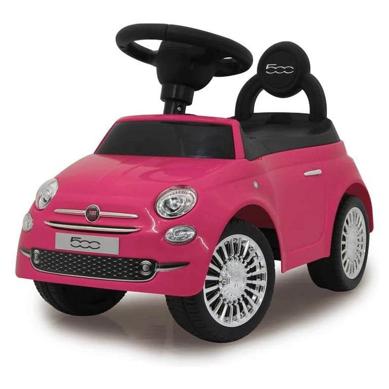 Jamara 460326 – Push Car Fiat 500 – sous Licence Officielle Coffre sous Le Siège Poignée De Poussée Et De Maintien Divers Sons Klaxon Design Fidèle À 'original Finition de qualité - vue 3
