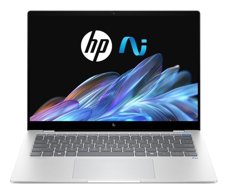 HP OmniBook X Laptop 14-fe1000nf Qualcomm Snapdragon X1P-42-100 Portátil 35,6 cm (14'') 2.2K 16 GB LPDDR5x-SDRAM 512 GB SSD Wi-Fi 6E (802.11ax) Windows 11 Home Plata