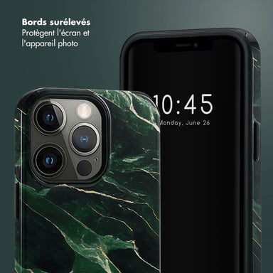 Selencia Coque arrière Vivid pour Apple iPhone 13 Pro - Chic Marble Quartz