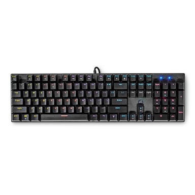 Nedis GKBDM110BKUS teclado Juego USB QWERTY Internacional de EE.UU. Negro