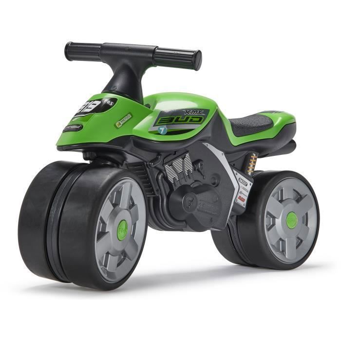 Porteur Moto FALK Bud Racing Dès 100% Fabriqué en France 40% de plastique recyclé