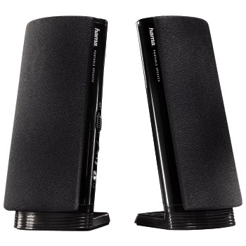 Altavoces multimedia 2.0 E 80 - Toma de 3,5 mm - Negro