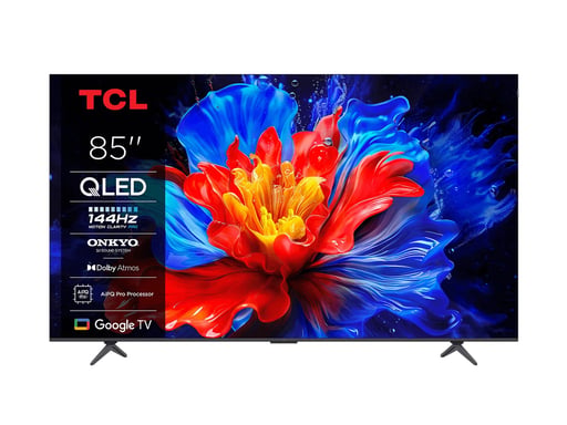 TCL P8K 85P8K TV 2,16 m (85'') 4K Ultra HD Smart TV Wifi Metallic 450 cd/m²/19,5in