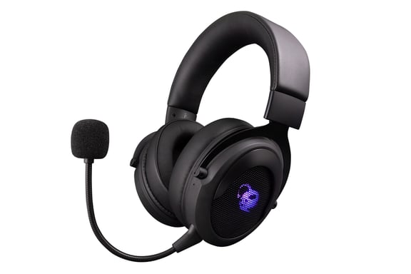 Deep Gaming RGB G01 PRO Cuffie cablate e wireless con USB Type-C nero