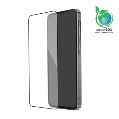 Protection d'écran en verre trempé (60% verre trempé recyclé) pour Samsung Galaxy A57 5G, Noir