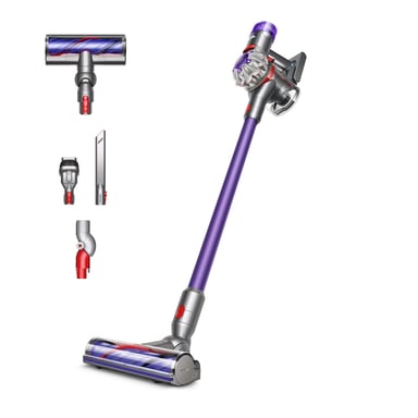 Dyson V8 Origin Aspiradora escoba 2 en 1 Batería Secar Sin bolsa 425 W Púrpura, Plata