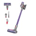 Dyson V8 Origin Aspiradora escoba 2 en 1 Batería Secar Sin bolsa 425 W Púrpura, Plata
