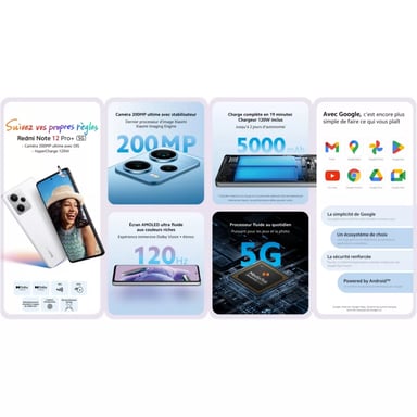 Xiaomi Redmi Note 12 Pro Plus (5G) 256 GB, Azul, Desbloqueado