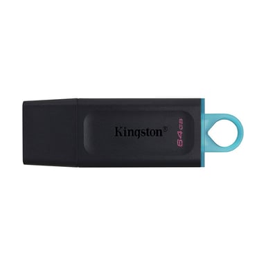 kingston Memoria USB 64GB DT Exodia 3.2 Transferencia Rápida con Tapa Deslizante Negro