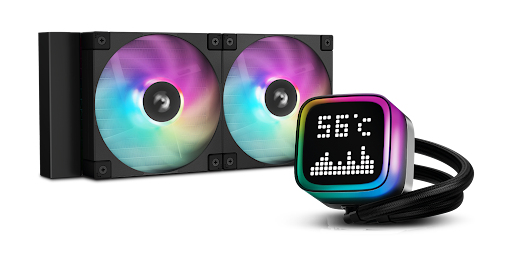 DeepCool R LP240 BKMSNC G 1 système de refroidissement d'ordinateur Boitier PC Processeur Refroidisseur de liquide tout en un 12 cm 1 pièce Neuf