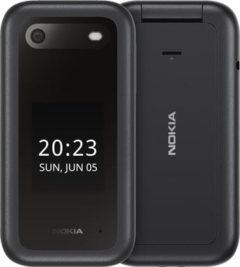 Nokia 2660 Flip 7,11 cm (2.8'') 123 g Noir Téléphone d'entrée de gamme