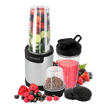 Mixeur Esperanza EKM030 Nutri 0,8L Argenté et Noir - Neuf