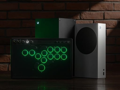 8Bitdo Arcade Controller 2.4G/USB para Xbox Series X/S, Xbox One y Windows - Black Edition