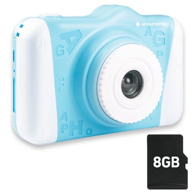 AGFA PHOTO Realikids Cam 2 - Cámaras digitales para niños (foto, vídeo, pantalla LCD de 3,5'', filtros fotográficos, modo selfie, batería de litio)