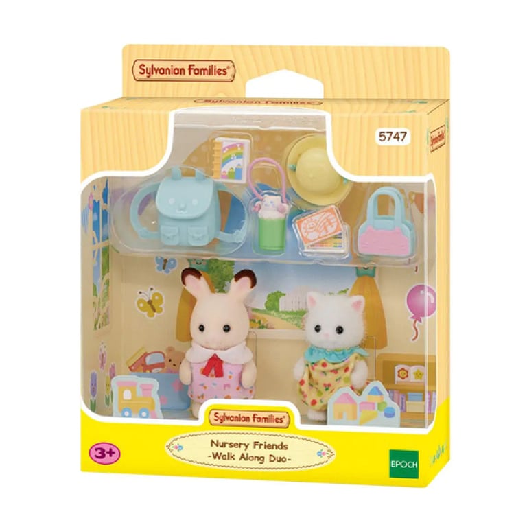 Le Duo Des Bébés En Promenade Sylvanian Families La Boite