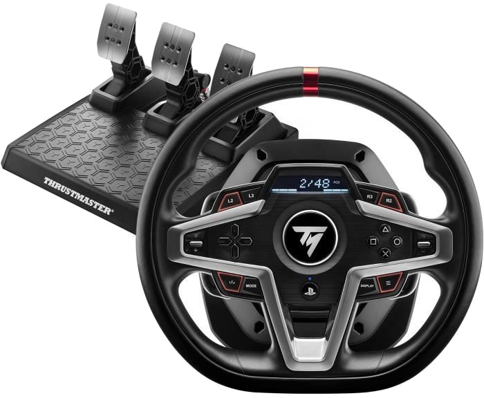 THRUSTMASTER T248 Volant de Course et Pédales Magnétiques, PS5, PS4, PC