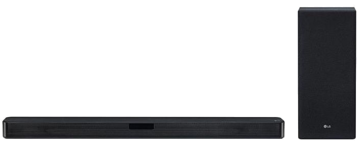 LG SL5Y - Barre de son 2.1 Bluetooth - 400W - DTS Virtual:X - Hi-Res Audio - HDMI - Caisson de basse