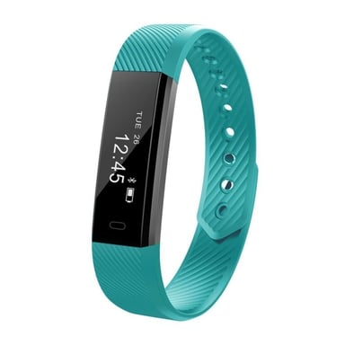 Bracelet Connecté iOs Android Montre Running Étanche Cardiomètre Bluetooth Vert YONIS