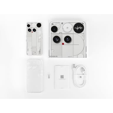 Nothing Phone (3) 16,9 cm (6.67'') SIM doble Android 15 5G 12 GB 256 GB 5150 mAh Blanco