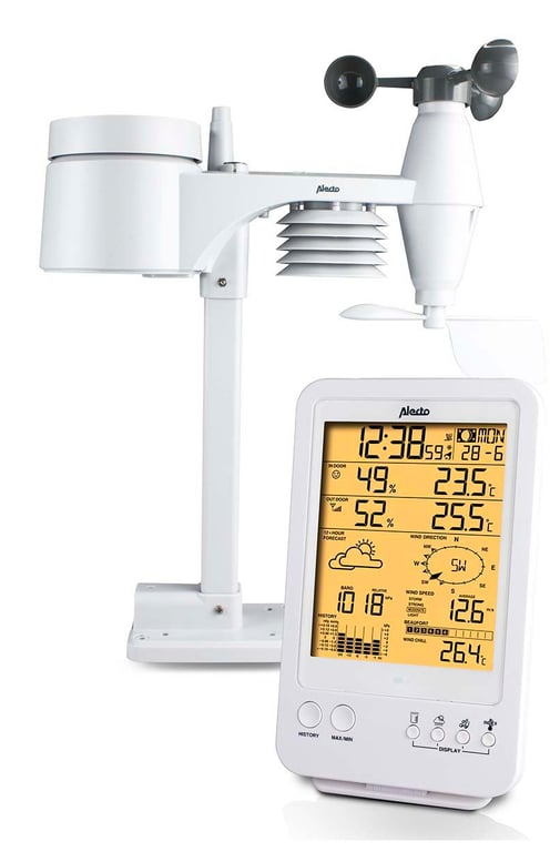 Station Météo Professionnelle avec Capteur Sans Fil Modèle WS 4800 Neuf - vue 2