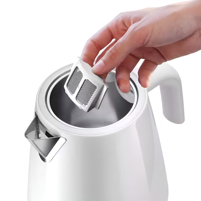 Bouilloire à Température Réglable DELONGHI Eclettica KBY2011.W – 1,7 L, 1850 W - vue 8