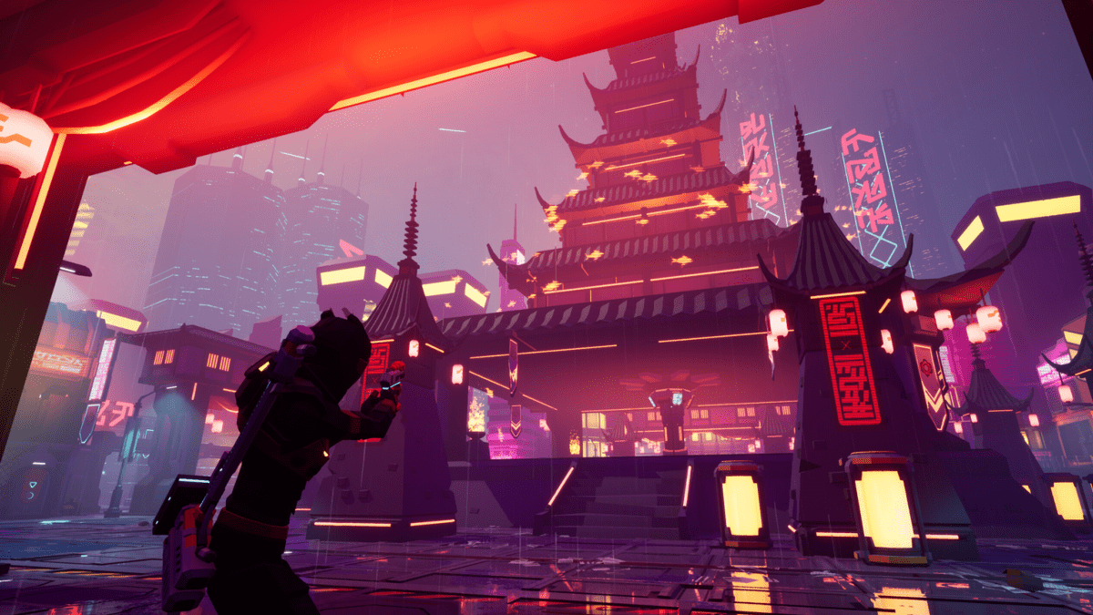 Jeux PS5 PQUBE ArcRunner Action rogue lite Cyberpunk Mode en ligne - vue 2