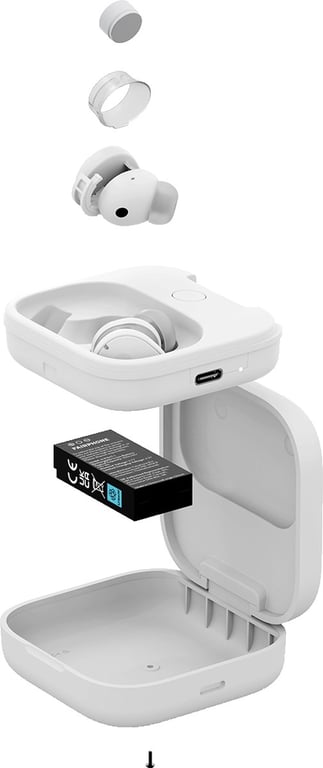 Ecouteurs sans fil Bluetooth FAIRPHONE Fairbuds True Wireless Earbuds Son Premium Conçu pour durer - vue 6