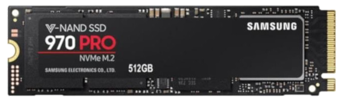 SAMSUNG - SSD Interne - 970 PRO - 512 Go - M.2 Nvme (MZ-V7P512BW)