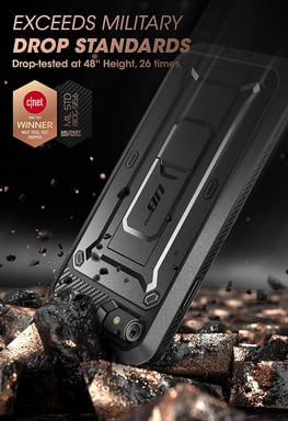 Supcase Unicorn Beetle PRO SUP-iPhone7/8/SE2020-UBPro-SP-Black funda para teléfono móvil 11,9 cm (4.7'') Negro