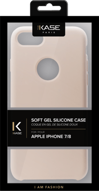 Custodia morbida in gel di silicone per Apple iPhone 7/8, rosa sabbia