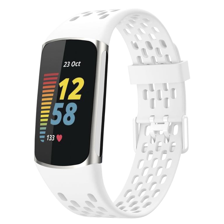 imoshion Bracelet de sport en silicone avec trous pour Fitbit Charge 5 / Charge 6 Neuf - vue 4