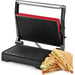 Appareil à sandwich 1000W Rouge Royalty Line RLPM10008691-RED
