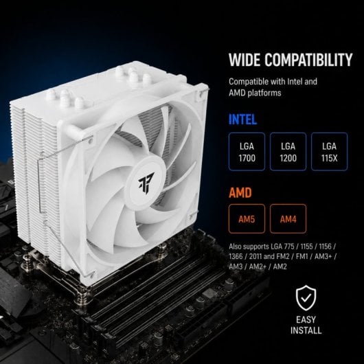 Tempest Cooler 4Pipes Ventilateur CPU 120mm - vue 3