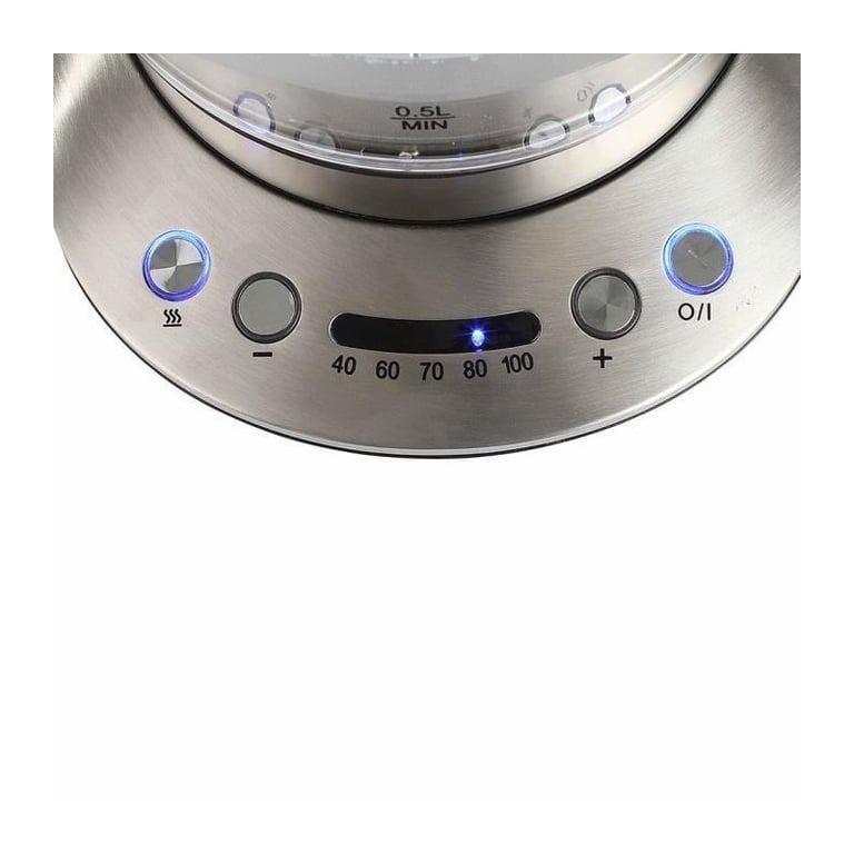 LIVOO DOD165 Theiere - Bouilloire electrique - sans fil - Gris - Neuf