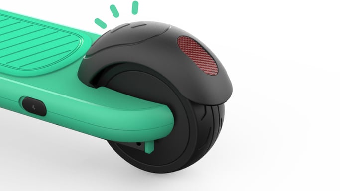 Ninebot by Segway Zing A6 12 km/h Noir, Vert 2,5 Ah