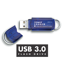 Clé USB INTEGRAL Courier FIPS 197 chiffrée USB 3.0 - vue 4