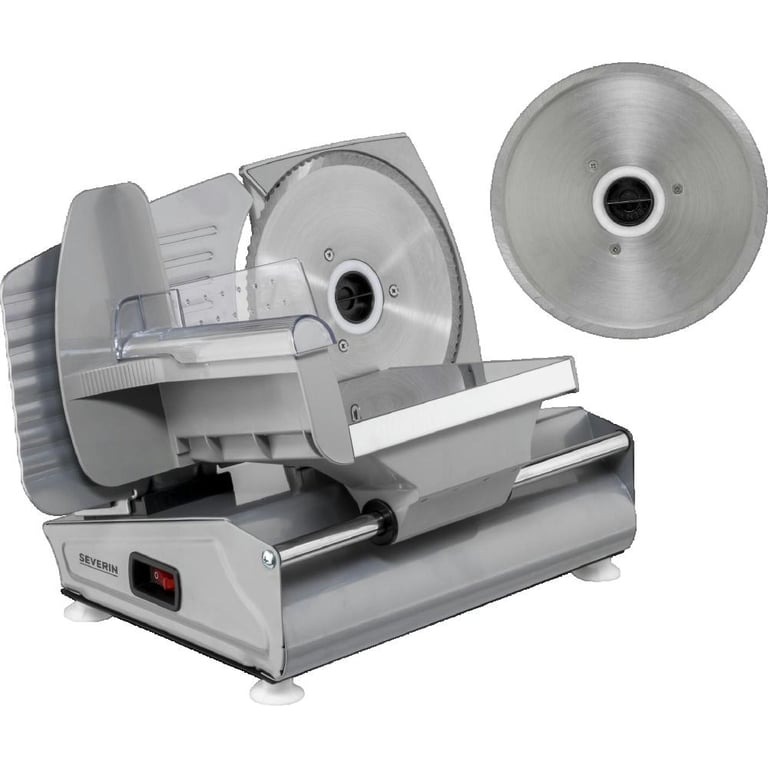 Trancheuse Severin AS 3915 – 180W, 2 Lames Inox, Épaisseur Réglable 0-15mm - vue 7