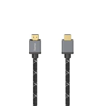 Hama 00205239 câble HDMI 2 m HDMI Type A (Standard) Noir, Gris