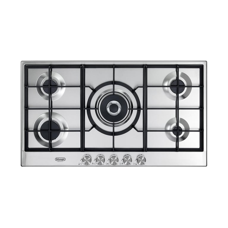 De'Longhi NSL 590 X Table de cuisson à gaz encastrable 90 cm Acier inoxydable 5 brûleurs Neuf