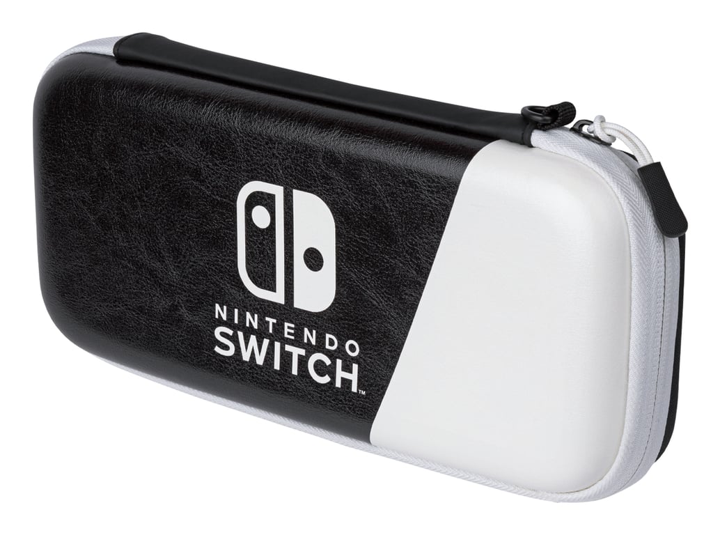 PDP Slim Deluxe: Black & White Boîtier robuste Nintendo Noir, Blanc - Neuf