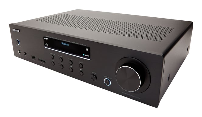 Aiwa AMR-200DAB/BK amplificateur audio 2.0 canaux Maison Noir