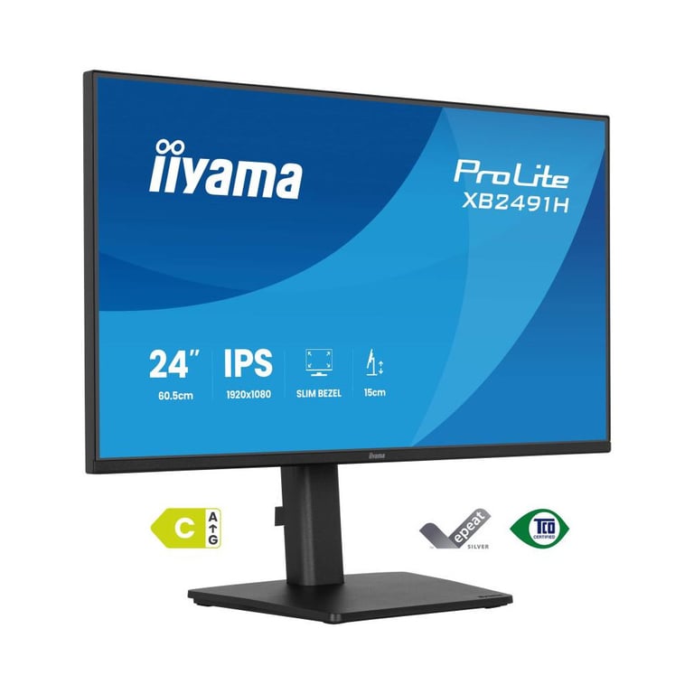 iiyama ProLite XB2491H B1 Écran LED 24 23.8 visualisable 1920 x 1080 Full HD @ 120 Hz IPS 350 cdm² 1500:1 1 ms HDMI DisplayPort - vue 3