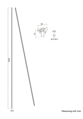 Neomounts ADS06-140WH Gaine de câble - pour 1-3 câbles - universelle