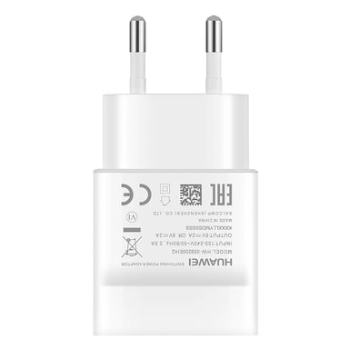 Chargeur Secteur 2A d'origine Huawei modèle AP32 - Câble USB type C - Blanc