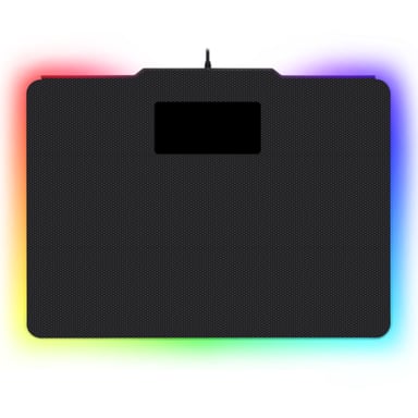 REDRAGON Epeius RGB P009 Tapis de souris de jeu Noir, Translucide
